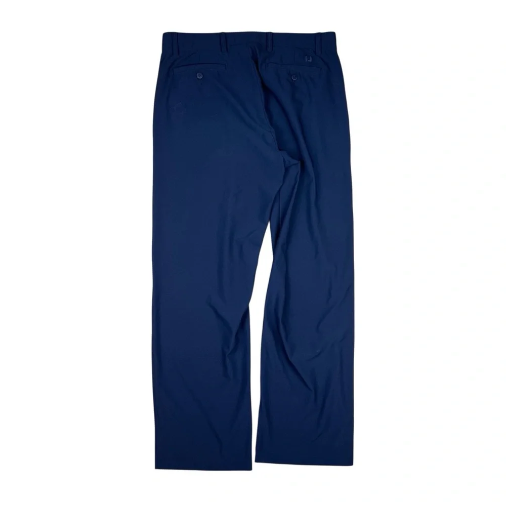 FootJoy FJ Golf Pants Mens 34x30 Navy Blue Performance Stretch Straight Leg - Picture 5 of 13